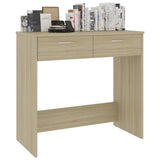 Desk Sonoma Oak 80x40x75 cm Engineered Wood 801358