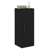 Wall Mounted Cabinet Black Oak 34.5 x 34 x 90 cm 882615