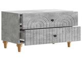 Bedside Cabinet Concrete Grey 62 x 34.5 x 48 cm Engineered Wood 894088