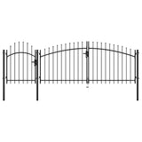 144363 Garden Gate "Woerden" Steel 1,25x4 m Black