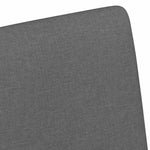 Dining Chairs with Wheel 2 pcs Dark grey 57 x 66 x 94 cm Fabric 42017808