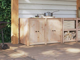 Kitchen Door MEPPEL 2 pcs Cream 50 x 9 x 82 cm Solid Pine wood 868170