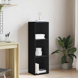 Book Cabinet/TV Cabinet Black 36x30x114 cm Engineered Wood 800136