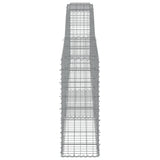 Arched Gabion Baskets 25 pcs 400x30x80/100 cm Galvanised Iron 3146864
