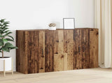 Wall-Mounted Cabinet 2 pcs Old Wood 69.5 x 34 x 90 cm 3394551