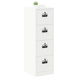 File Cabinet 2 pcs White 44 x 50 x 139 cm Cold-Rolled Steel 3406159