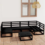 7 Piece Garden Lounge Set Solid Pinewood 3076128
