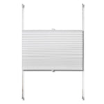 ZNTS Plisse Blind 100x200cm White Pleated Blind 240612