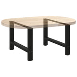 Coffee Table Legs Black 2 pcs 70x cm Steel 4013288