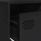 TV Cabinet Black 202x39x43.5 cm Cold-rolled Steel 3307149