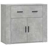 Sideboard Concrete Grey 80x33x70 cm Engineered Wood 816572