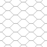 Hexagon Fence Grey 1.4 x 10 m Steel 42005503