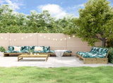 Garden Lounge Set Natural Wood Treated Solid Pine Wood Large 3186647