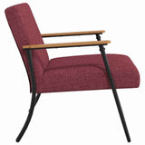 Armchair Wine Red 59 x 75 x 78 cm Fabric 42017665