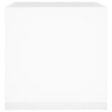 Planter Box High Gloss White 40x40x40 cm Engineered Wood 808798
