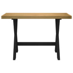 ZNTS Desk NOAIN X-Shaped Legs 120x50x75 cm Solid Wood Pine 4100040