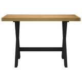 ZNTS Desk NOAIN X-Shaped Legs 120x50x75 cm Solid Wood Pine 4100040