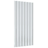 Roof Panels 12 pcs Galvanised Steel Green 80x36 cm 319133