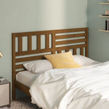 Bed Headboard Honey Brown 141x4x100 cm Solid Wood Pine 814142