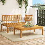 Garden Pallet Sofa Set 2 pcs Solid Wood Acacia 365848