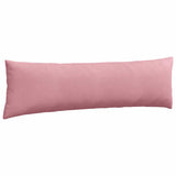 Sofa Pillows 2 pcs Pink 145 x 40 cm Corduroy Fabric 42013846