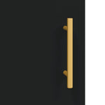 Wall Mounted Cabinets 2 pcs Black Engineered Wood 3197930