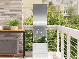 Garden Privacy Screen Sliver 32 x 150 cm Stainless steel 876375