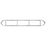 Raised Garden Bed Galvanised Steel 300 x 40x 40 cm Steel 8011731