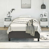 Bed Frame without Mattress Black 100x203 cm Twin XL Faux Leather 347277