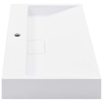 Wash Basin 80x46x11 cm Mineral Cast/Marble Cast White 144065