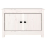 Shoe Cabinet White 70x38x45.5 cm Solid Wood Pine 813780