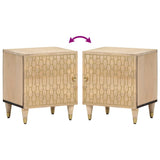 Bedside Cabinets 2 pcs 40x33x46 cm Solid Wood Mango 358245