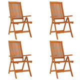 Garden Dining Set Reddish-Brown Solid eucalyptus wood Medium 3087341