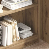 Bookcase Artisian Oak 80x24x109 cm Engineered Wood 857843
