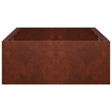 Retaining Wall 6 pcs 200 x 100 x 40 cm Weathering Steel Rusty 3449232