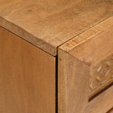 Bedside Cabinet Light Brown 50 x 33 x 60 cm Engineered Wood 4018088