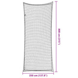 Trailer Net with Elastic Rope Black 8x3.5 m PP 4012294