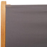 Reclining Garden Chairs 8 pcs Anthracite Fabric and Solid Wood 3214543