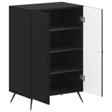 Shoe Cabinet BREDA 59.5 x 39.5 x 90 cm Engineered Wood Black 897526