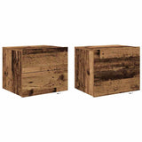 Bedside Cabinet 2 pcs Old Wood 50 x 39 x 41 cm Engineered Wood 863073