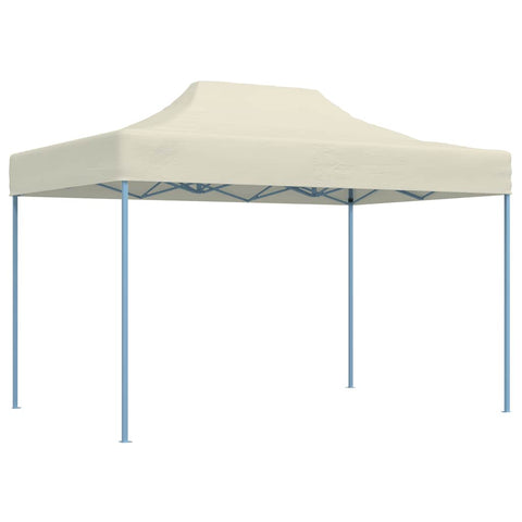 Professional Folding Party Tent 3x4 m Steel Cream 48892