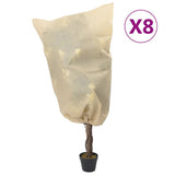 Plant Fleece Covers with Drawstring 8 pcs 70 g/m 0.8x1.2 m 3203527