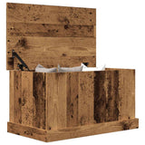 Storage Box Old Wood 70x40x38 cm Engineered Wood 857161
