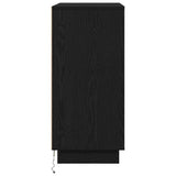 Sideboard with Door Black Oak 71 x 34.5 x 75 cm Engineered wood 869643
