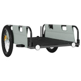 Bike Trailer Grey Oxford Fabric and Iron 94175