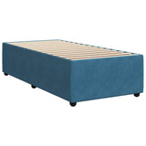 Bed Frame without Mattress Blue 80x200 cm Velvet 3284974
