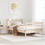 Bed Frame with Headboard without Mattress 100x200 cm 3306641