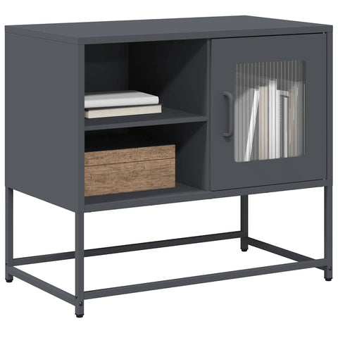 ZNTS TV Cabinet Anthracite 68x39x60.5 cm Steel 853388