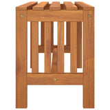 Garden Bench 80 cm Solid Wood Eucalyptus 363287