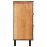 Sideboard Acacia Brown Finish 40 x 33 x 75 cm Solid Mango Wood 4017923